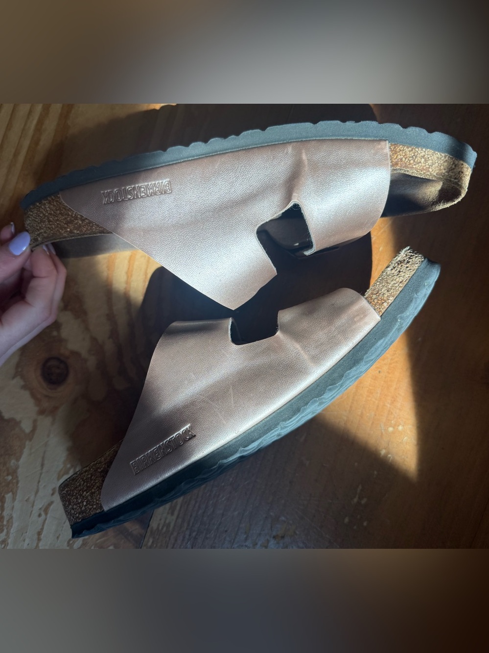 RARE Birkenstock Arizona Birko-Flor Sandal - Great Condition!! Women’s sz 9-9.5 - Picture 3 of 4